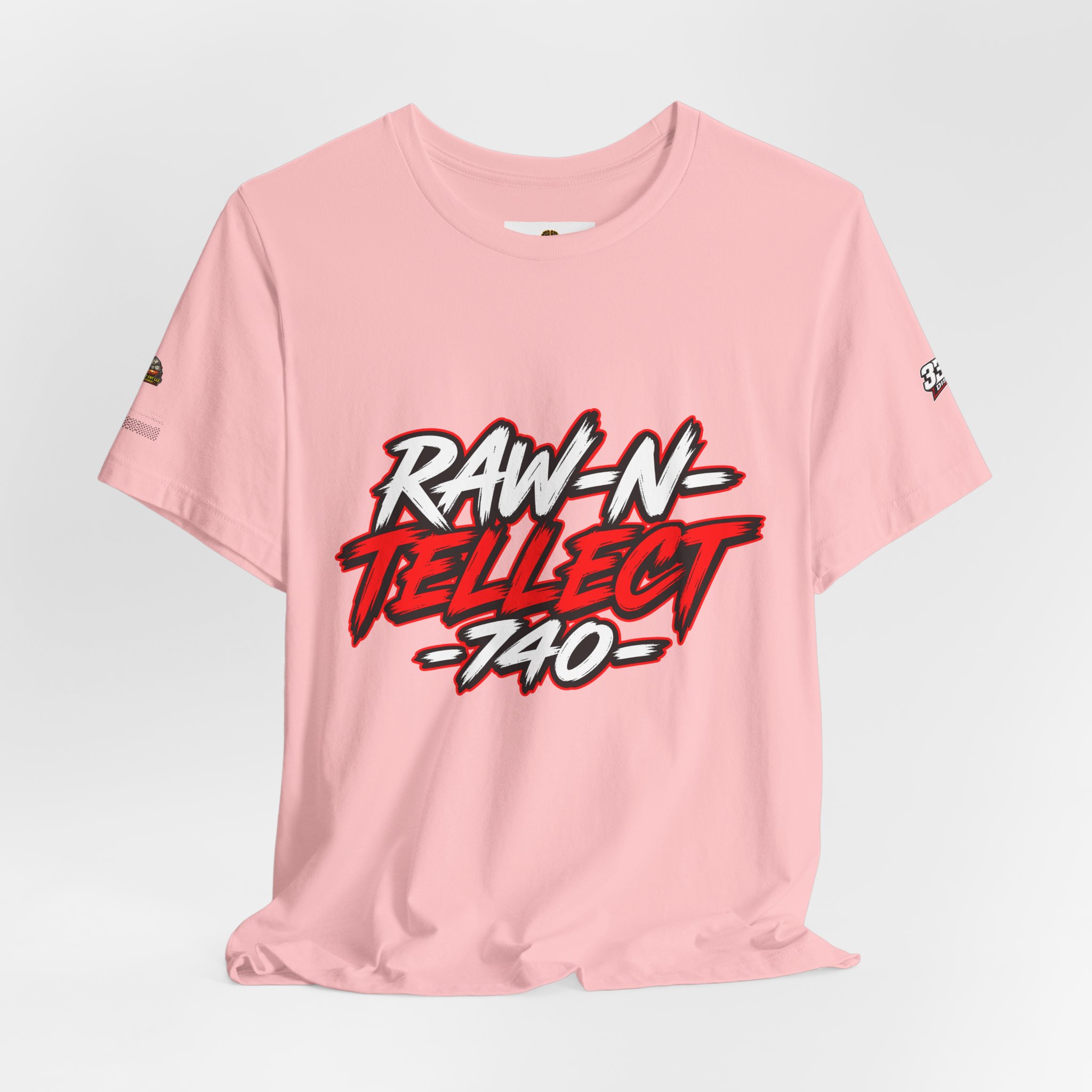 Raw-N-Tellect 740 Graphic Tee — Streetwear Logo T-Shirt - Image 4