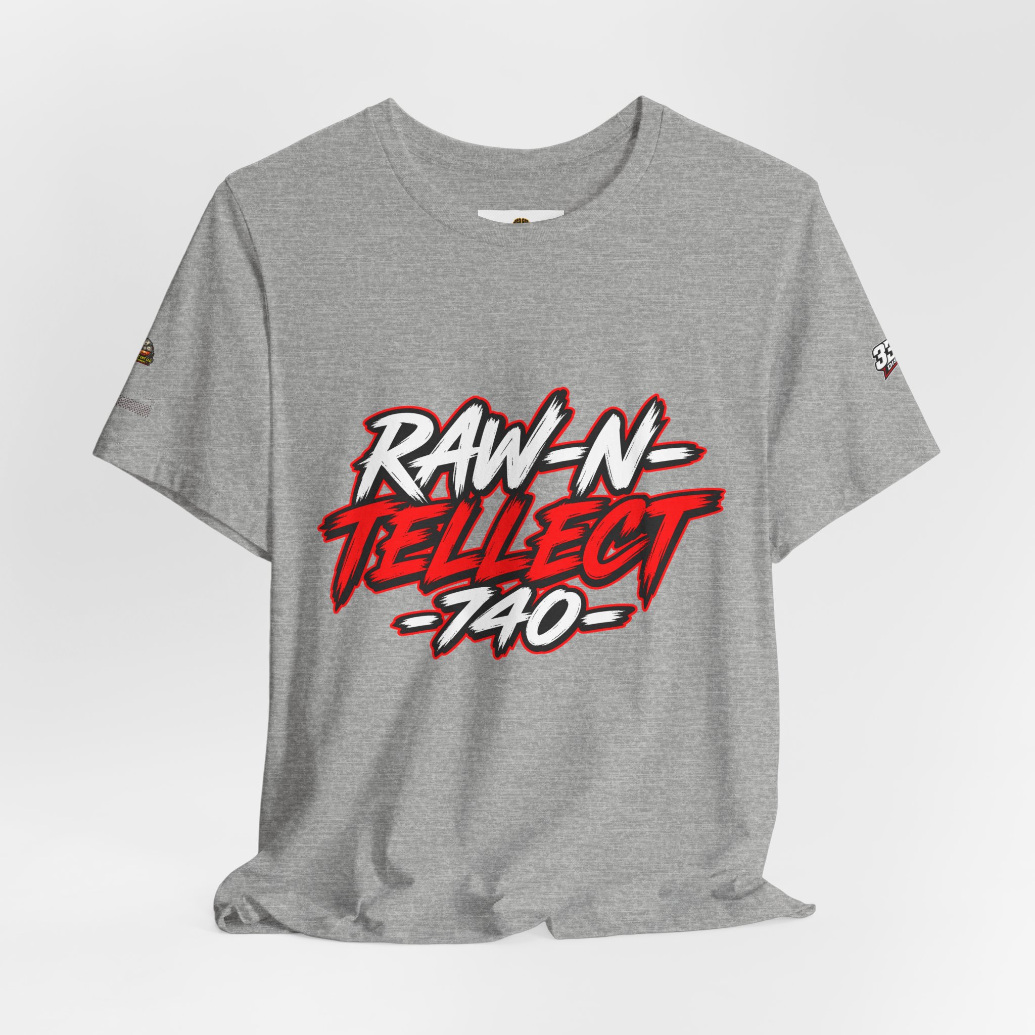 Raw-N-Tellect 740 Graphic Tee — Streetwear Logo T-Shirt - Image 24