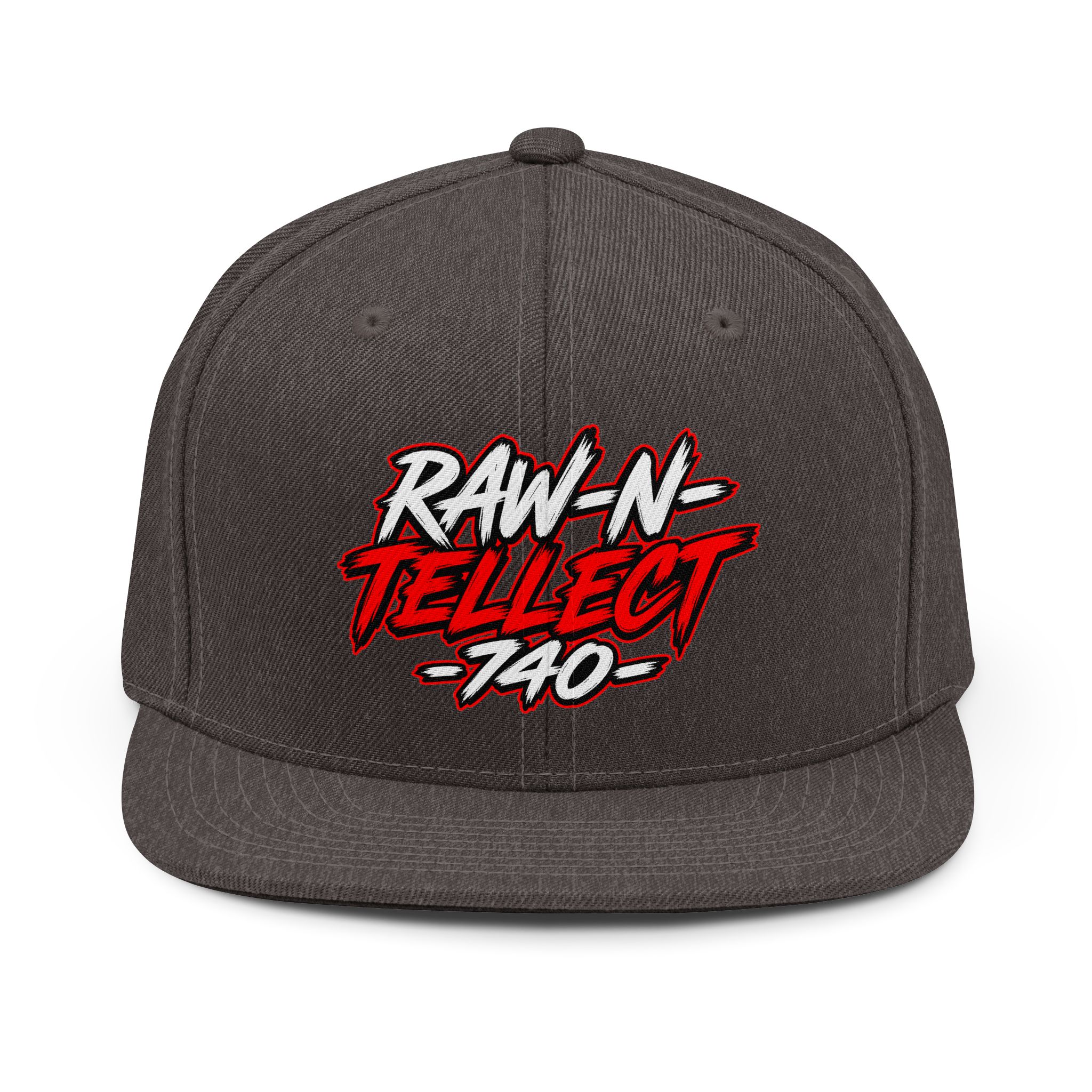 Raw-N-Tellect 740 Snapback Hat — Retro Graffiti Logo Cap - Image 3