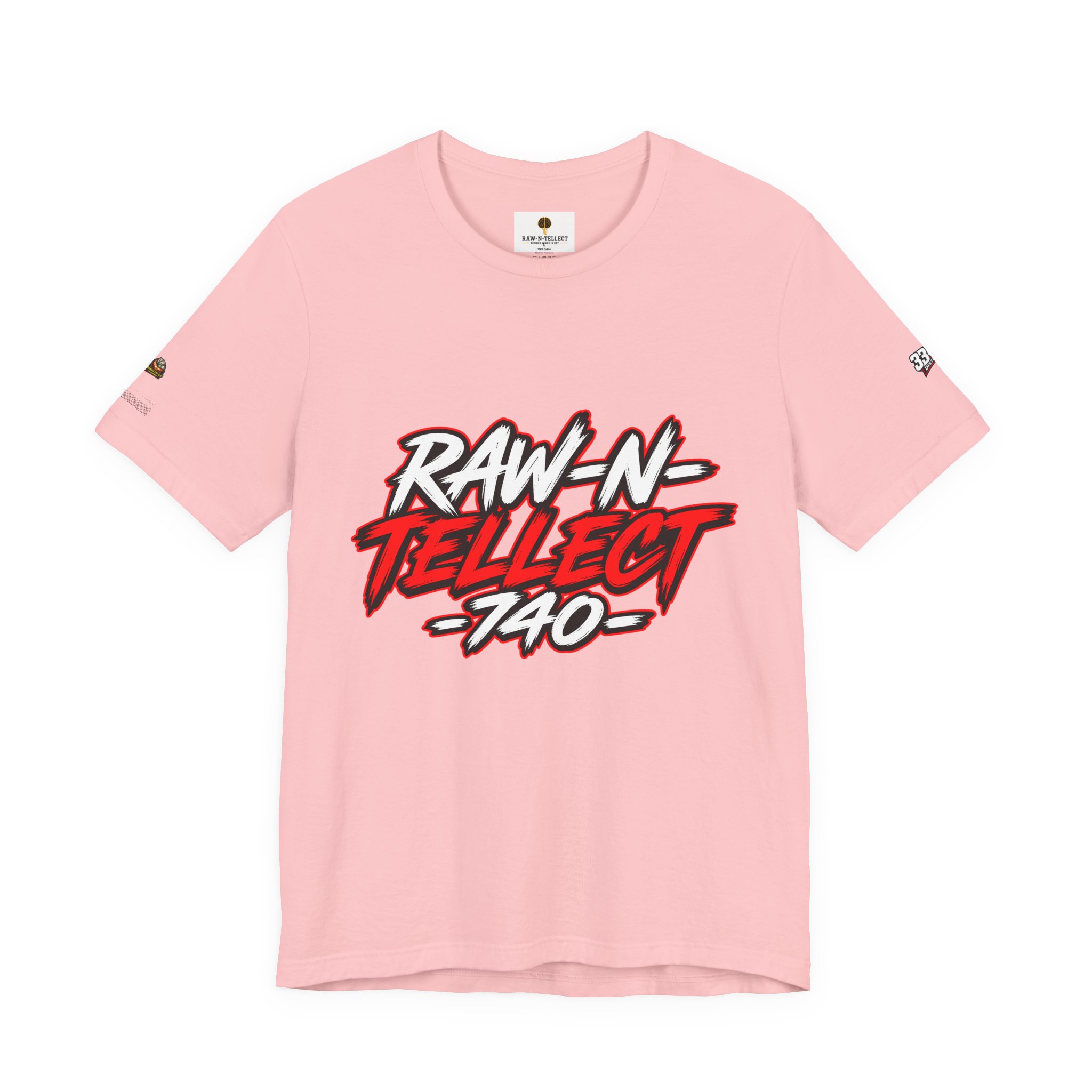 Raw-N-Tellect 740 Graphic Tee — Streetwear Logo T-Shirt