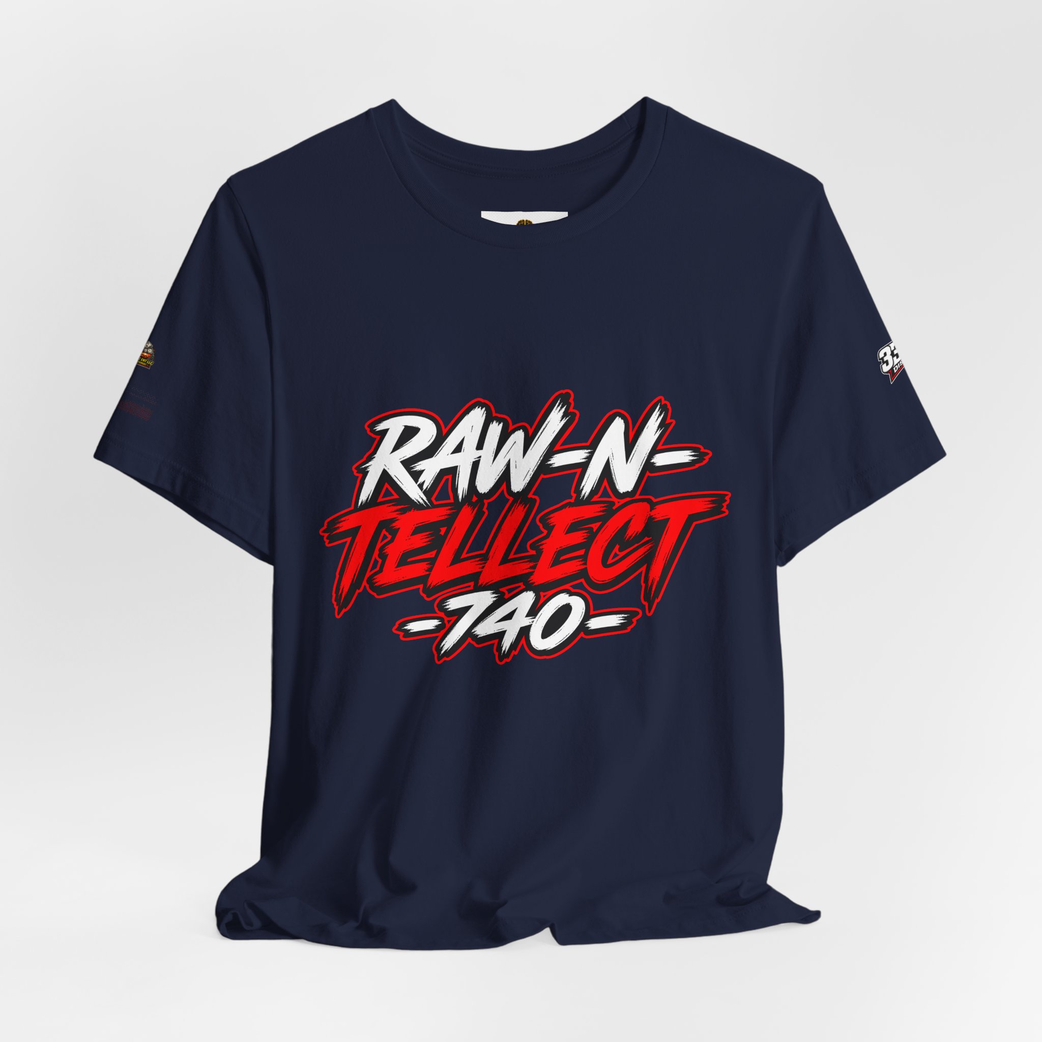 Raw-N-Tellect 740 Graphic Tee — Streetwear Logo T-Shirt - Image 28