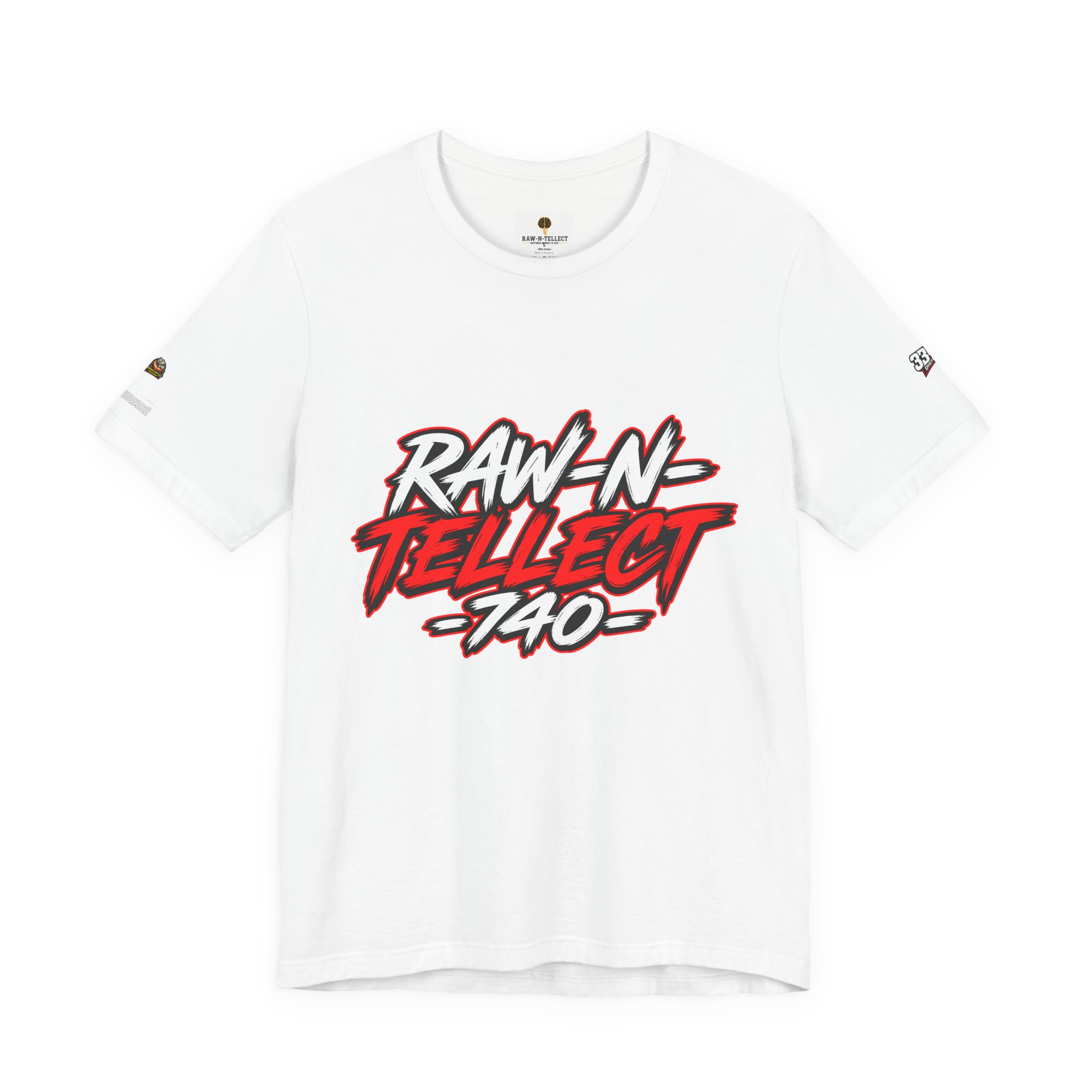Raw-N-Tellect 740 Graphic Tee — Streetwear Logo T-Shirt - Image 5