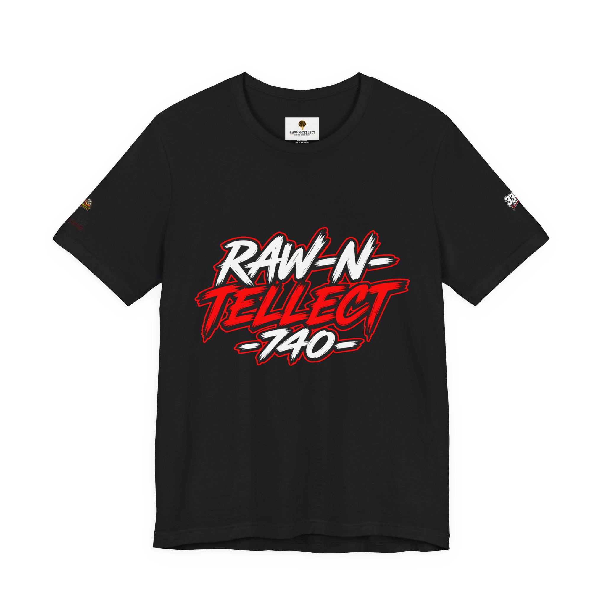 Raw-N-Tellect 740 Graphic Tee — Streetwear Logo T-Shirt - Image 9